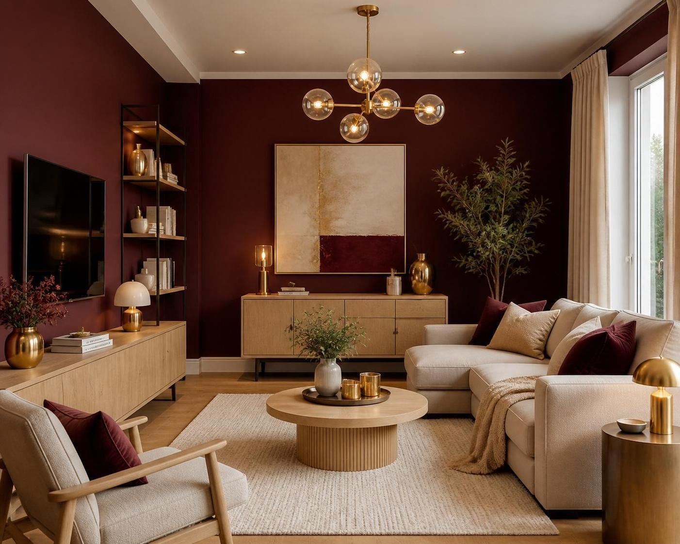 découvrez comment la couleur bordeaux, avec sa teinte profonde et chaleureuse, peut métamorphoser votre intérieur en apportant élégance et convivialité à votre décoration.