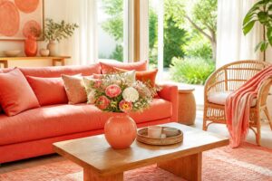 découvrez pourquoi la couleur corail s'impose comme la teinte incontournable pour apporter chaleur et fraîcheur à votre décoration estivale.
