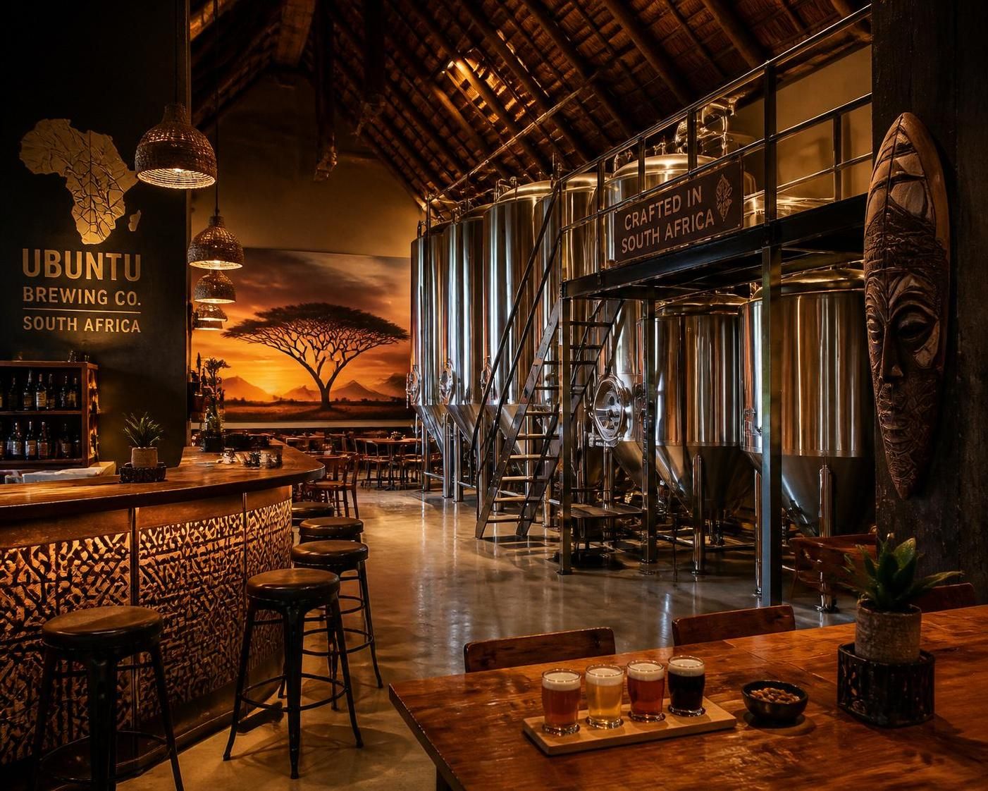 explorez les brasseries sud-africaines et vivez un voyage gustatif unique à travers les saveurs authentiques des bières artisanales locales.