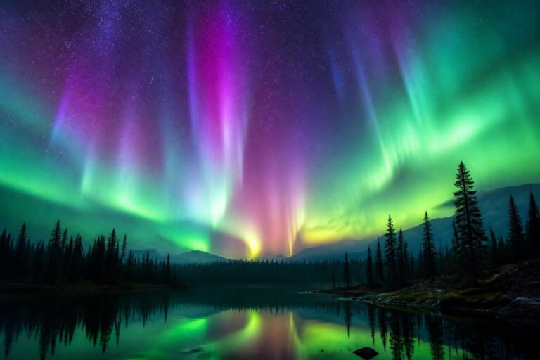 découvrez les mystères fascinants des aurores boréales et laissez-vous émerveiller par ces lumières magiques dans le ciel nocturne.