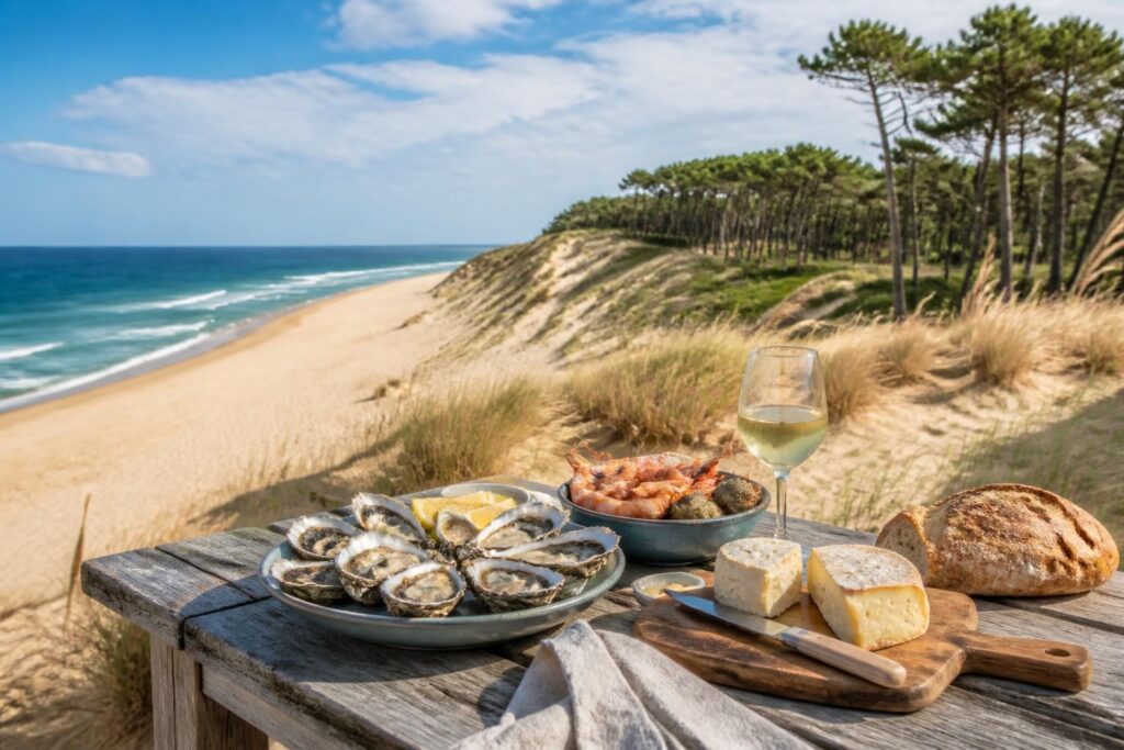 découvrez biscarrosse, un véritable coin de paradis entre plages sauvages et délices du terroir. un lieu idéal pour allier nature préservée et gastronomie authentique.