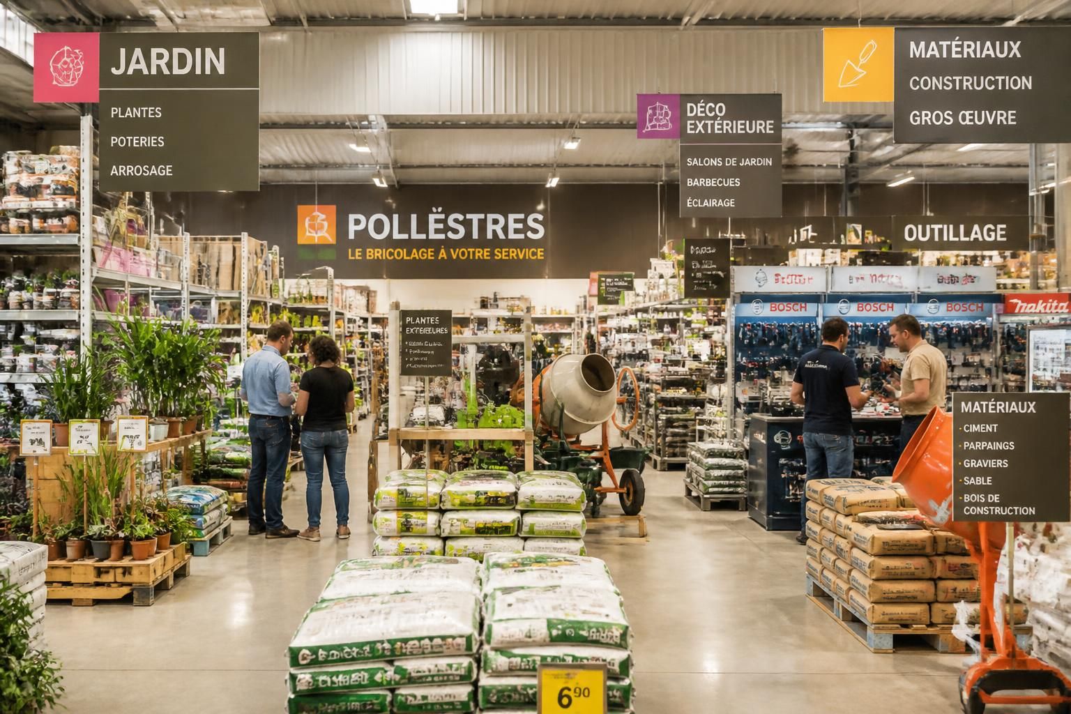 découvrez les meilleures offres chez brico cash pollestres pour équiper et embellir votre jardin et votre maison à petits prix.