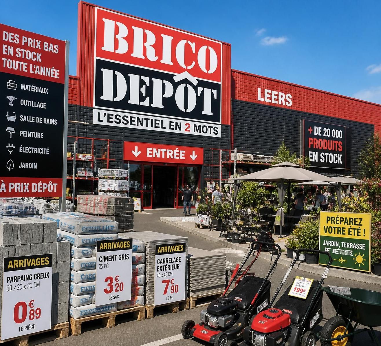 découvrez les nouveautés de bricodepot leers pour embellir votre maison et jardin cette saison. profitez des meilleures offres et conseils pour vos projets maison et jardinage.