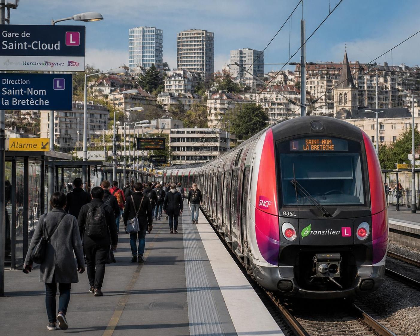 découvrez toutes les destinations desservies par la ligne l du réseau de transport en île-de-france et planifiez vos déplacements facilement.