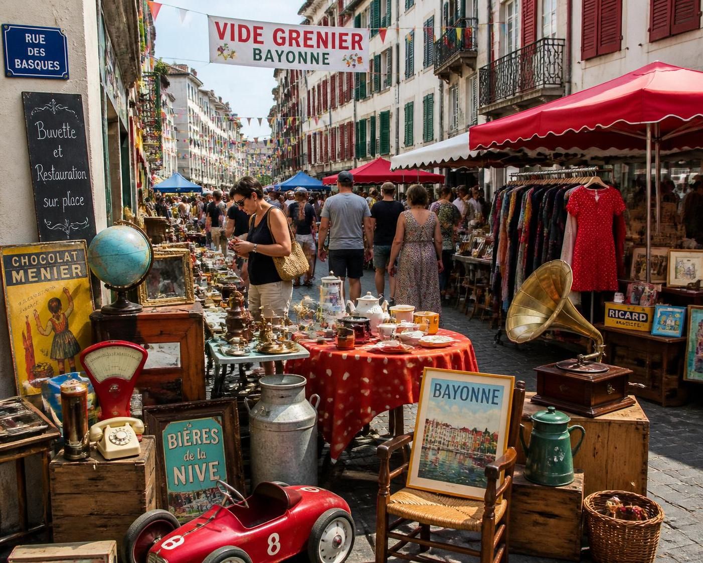 découvrez les meilleures adresses de vide-greniers dans les pyrénées-atlantiques (64) pour chiner des trésors uniques et profiter d'une ambiance conviviale.