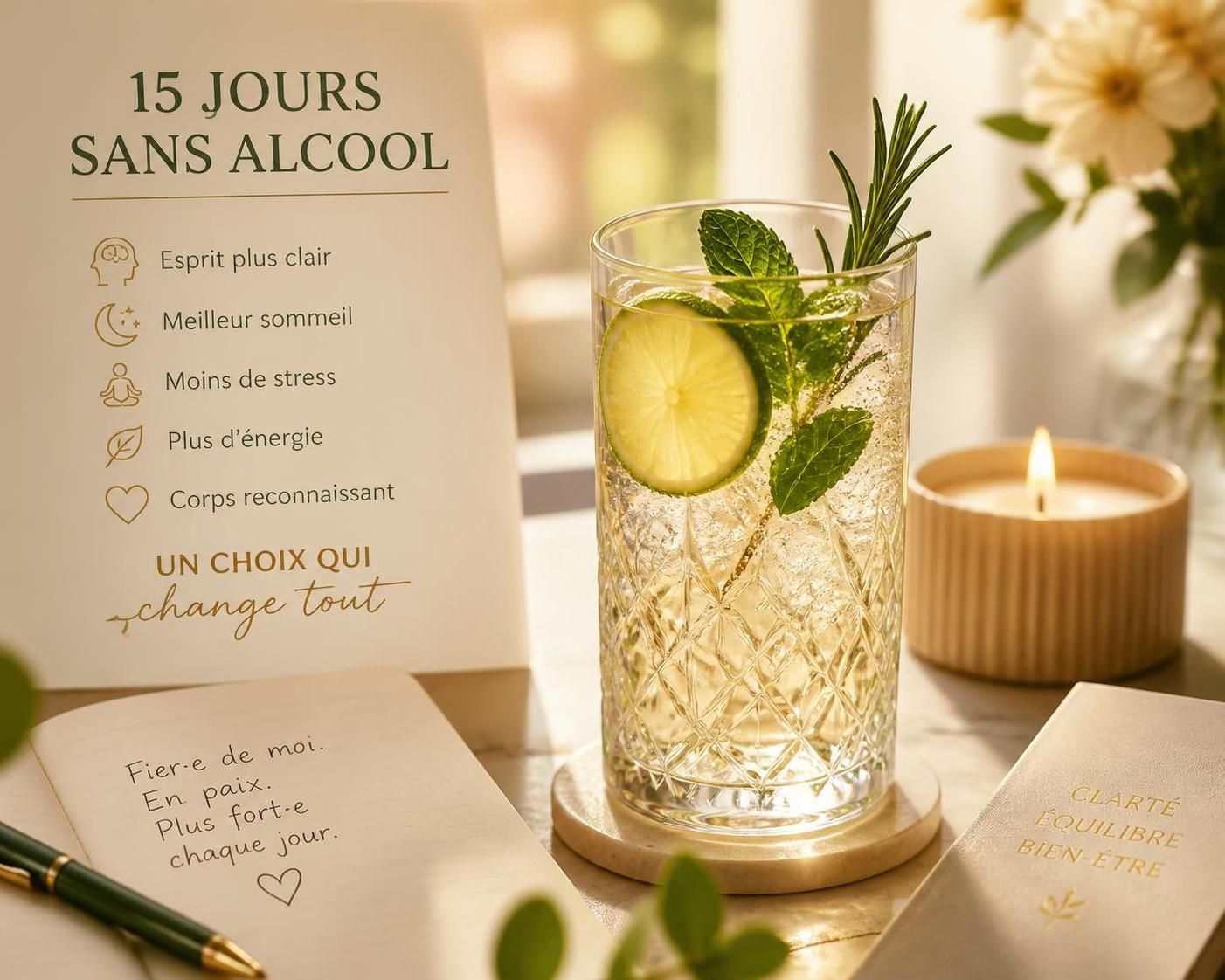 découvrez les bienfaits d'une pause de 15 jours sans alcool pour revitaliser votre corps et apaiser votre esprit, améliorer votre santé et votre bien-être au quotidien.