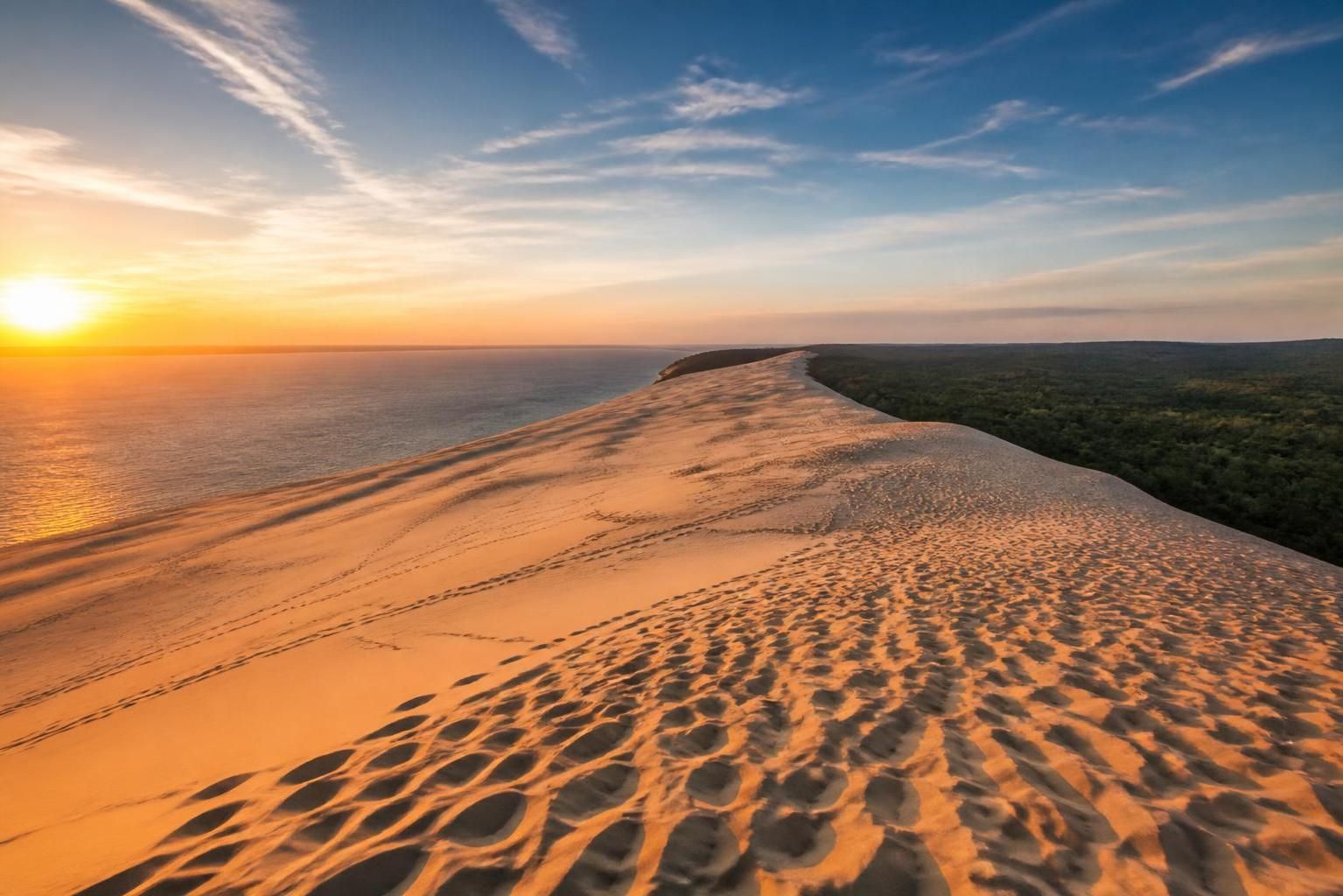 découvrez la dune du pilat, un trésor naturel unique entre l'océan atlantique et la forêt landaise, idéale pour des aventures en pleine nature et des panoramas exceptionnels.