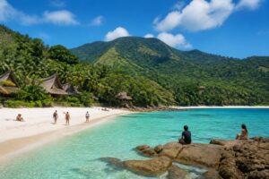 découvrez lombok, l'île indonésienne qui charme les voyageurs en quête d'authenticité avec ses plages préservées, sa culture riche et ses paysages sauvages.
