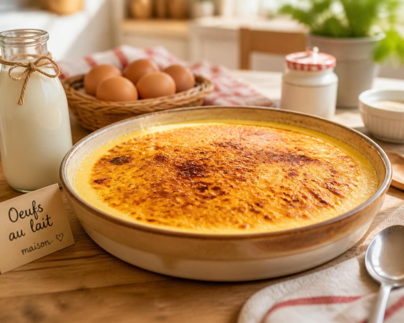 découvrez la recette traditionnelle des œufs au lait, un dessert onctueux et réconfortant, parfait pour terminer vos repas en douceur.
