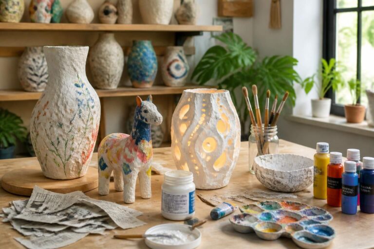 découvrez des astuces originales pour créer des objets déco uniques en papier maché à la maison facilement et de façon créative. transformez votre intérieur avec des réalisations personnalisées.