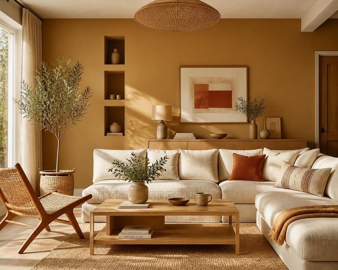 découvrez comment la couleur ocre, avec ses nuances naturelles et chaleureuses, peut transformer et sublimer votre intérieur en apportant une ambiance accueillante et authentique.