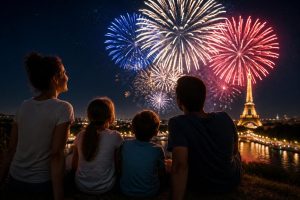 découvrez les meilleurs lieux pour admirer les feux d'artifice du 14 juillet 2025 en famille et vivre un moment magique ensemble.