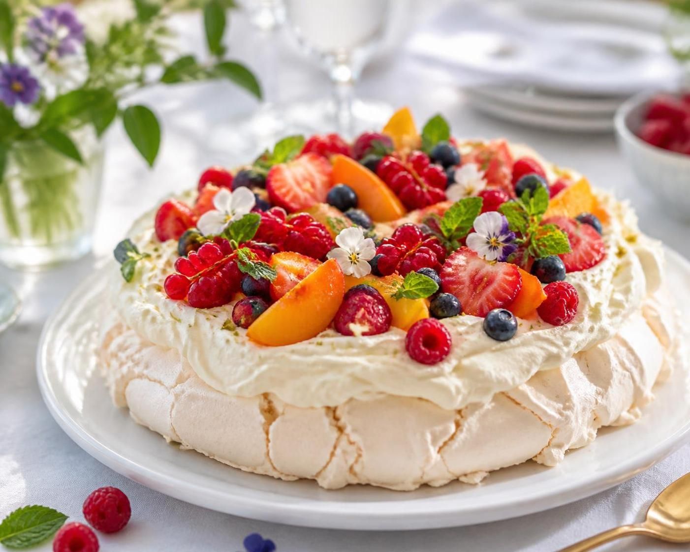 découvrez la recette de la pavlova, un dessert léger et aérien qui met en valeur les fruits d'été pour une touche de fraîcheur et de gourmandise.
